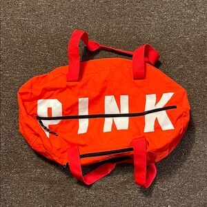 Orange PINK Duffle Bag